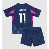 Maglia Calcio Nottingham Forest Chris Wood #11 Seconda Divisa Bambino 2024-25 Manica Corta (+ pantaloncini)